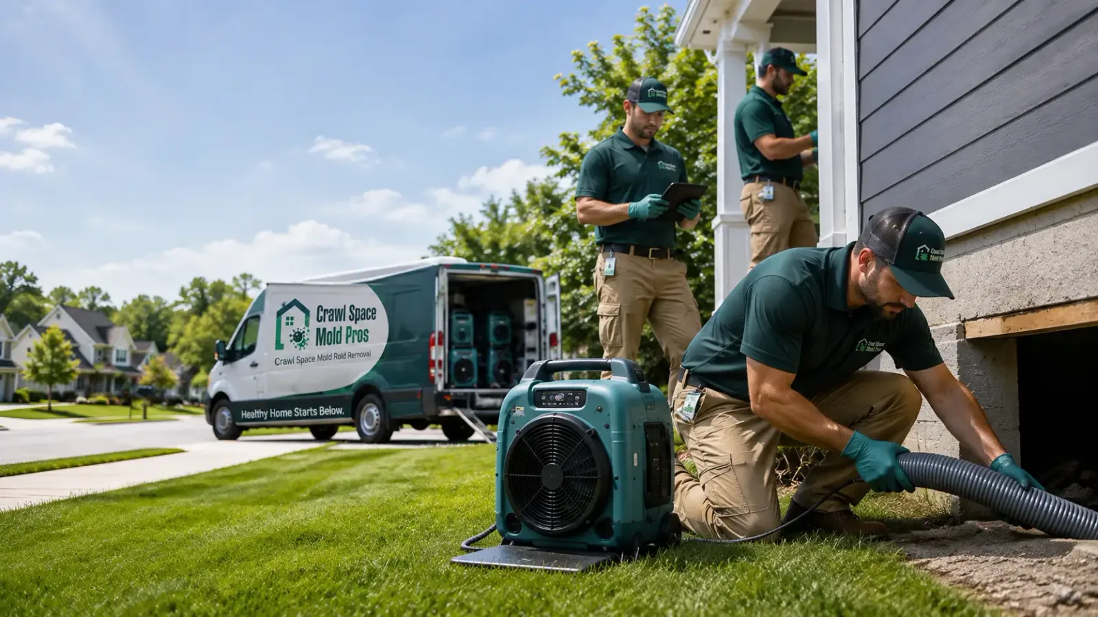 Crawl Space Mold Removal in Recluse, WY
